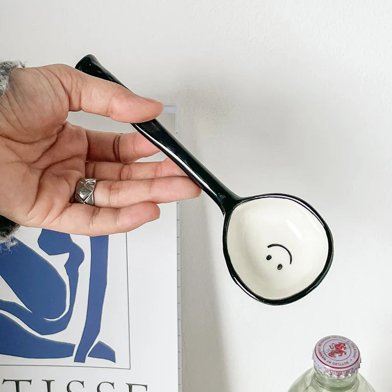 Cute Ceramic Hand Painted Spoon