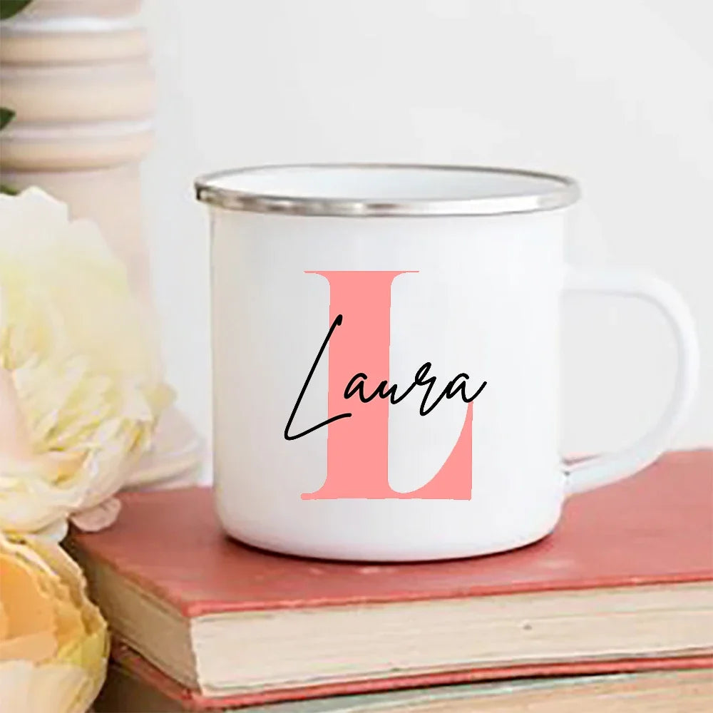 Personalized Mug Initial with Name Coffee Cup - Perfect for gits