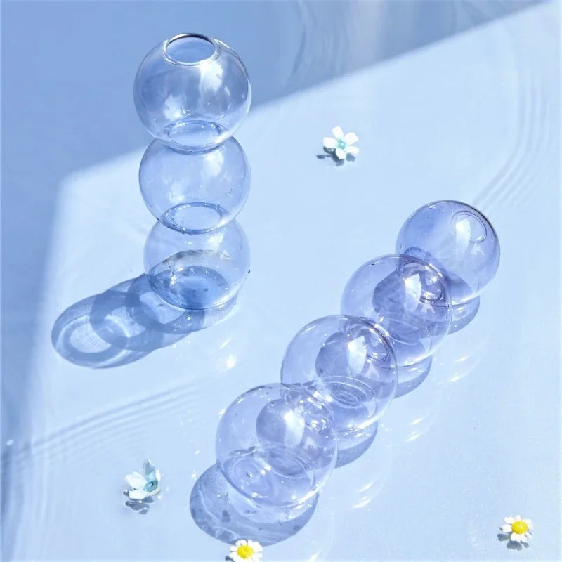 Bubble Art Flower Ornaments Vases