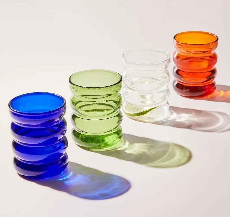 Creative Ripple Glass Cup Drinkware