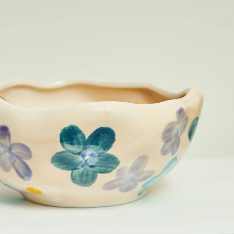 Creative Hand Pinched Irregular Ceramic Bowl