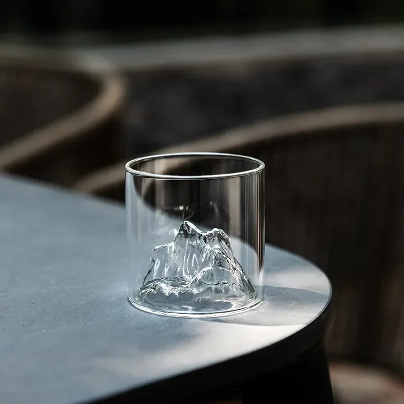 Cute 3D Mountain Glass Cup