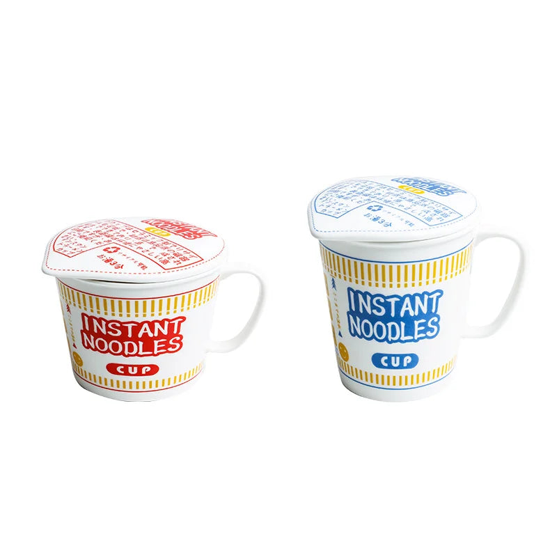 Creative Instant Noodles Ceramic Cup Bowl