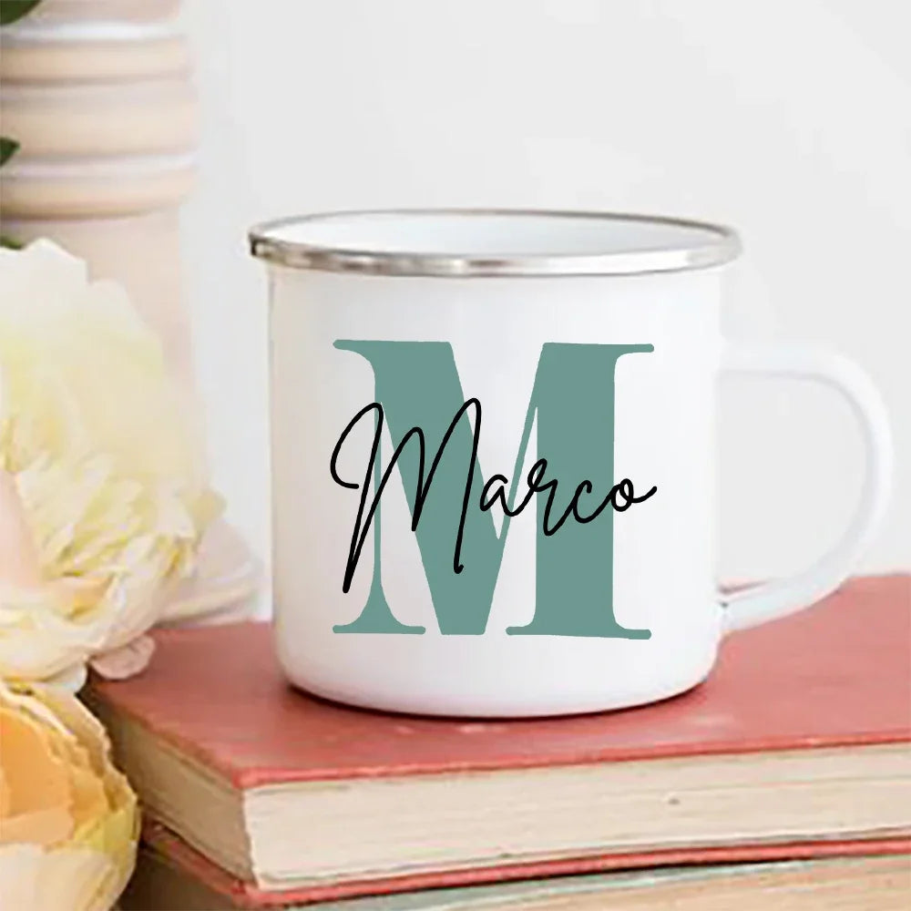 Personalized Mug Initial with Name Coffee Cup - Perfect for gits