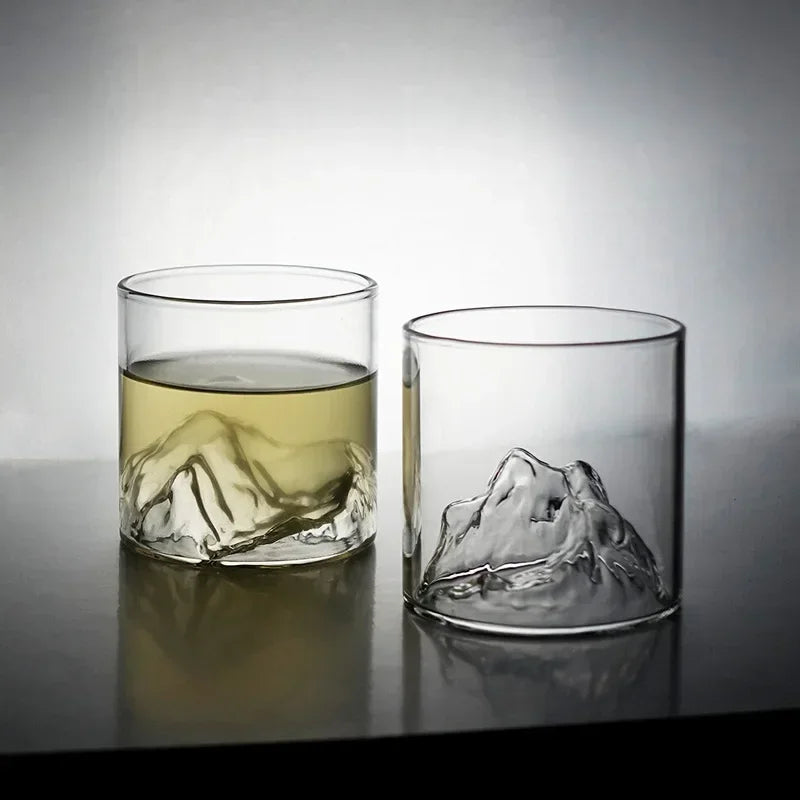 Cute 3D Mountain Glass Cup